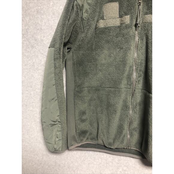 GEN III ECWCS Fleece Jacket Mens Large Regular Green US Army Issue Cold Weather - Picture 3 of 8